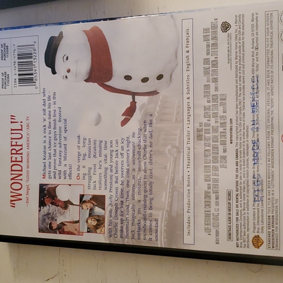 Jack Frost DVD - Picture 2 of 3